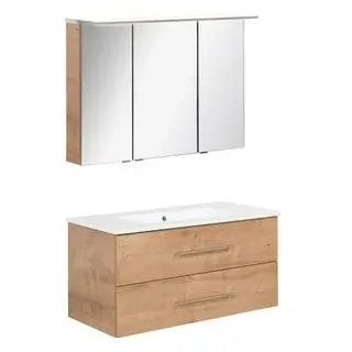 Fackelmann Waschtisch »Waschplatz-Set B.Perfekt« 3-Teilig, braun