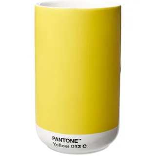 PANTONE Mini Porzellan Vase, in Geschenkbox, 500ml, Yellow 012C