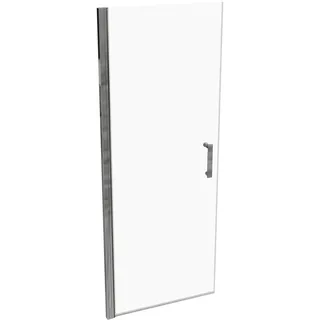 HÜPPE SolvaPro Schwingtür teilgerahmt, Viereck, linksseitige Befestigung, Breite: 1000mm, 7T0103092321, Duschkabine: Profilfarbe silber hochglanz Glas ESG klar