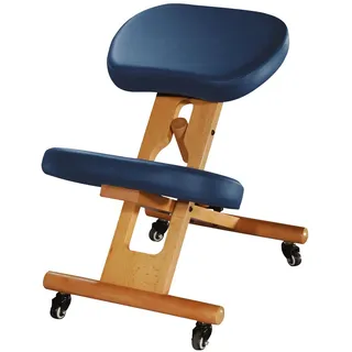 Welltouch Ergonomischer Kniestuhl, Polster dunkelblau 1 St blau