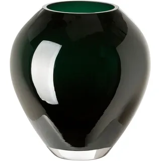 Fink Tischvase »LIVIA« aus durchgefärbt Glas, mundgeblasen, Höhe ca. 18 cm, grün