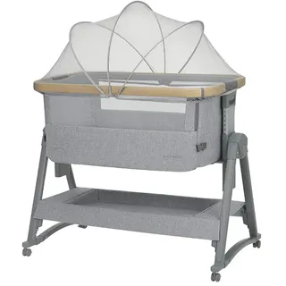 Kikkaboo Nanna 2 Beistellbett - Grey - One Size