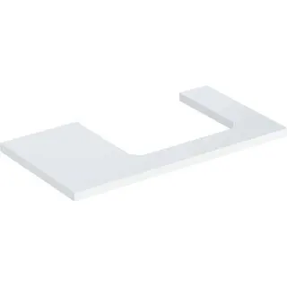 Geberit ONE Waschtischplatte, Ausschnitt rechts, 90x3x47 cm, 505.323.00.1, Farbe: weiß lackiert hochglänzend