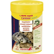 sera reptil Professional Carnivor Nature 100 ml (28 g) - Das Zweikomponentenfutter für Carnivore Reptilien, Wasserschildkröten Futter