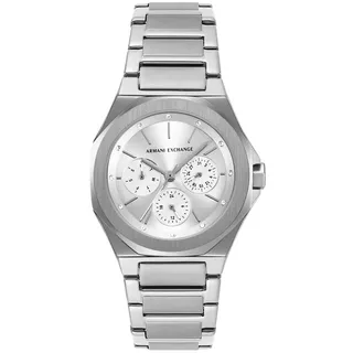 Giorgio Armani ARMANI Exchange Damen, 36MM Silberfarbene Edelstahluhr, AX4622