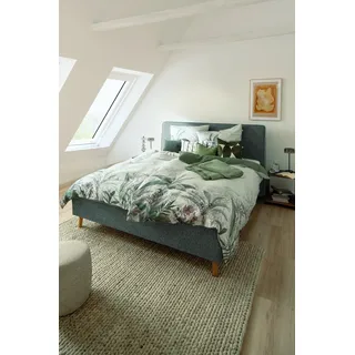 Schöner Wohnen Tropical Grün 135 x 200 cm + 80 x 80 cm