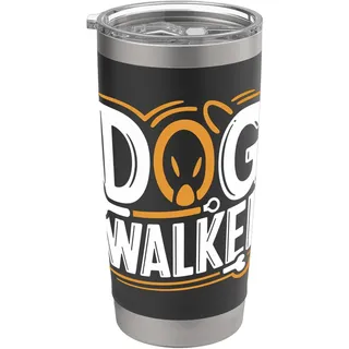 Hunde-Walker Fun Pet Lover Doppelwandiger Edelstahl-Thermobecher