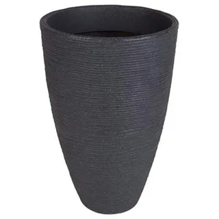 Jelenia Plast Rillentopf Ø 27,5 x 43,5 cm anthrazit