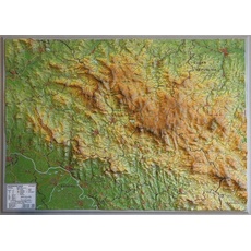 Relief Bayerischer Wald klein 1:275.000