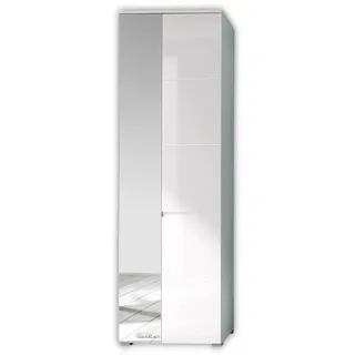Harper SPICE Garderobenschrank 60 x 198 x 40 cm Weiß