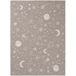 Biederlack "Babydecke Universe", 75 x 100, mit kurzen Fransen,