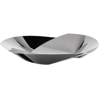 Alessi "RESONANCE" Obstschale aus Edelstahl, 4.5 x 40 x 6 cm, Silber