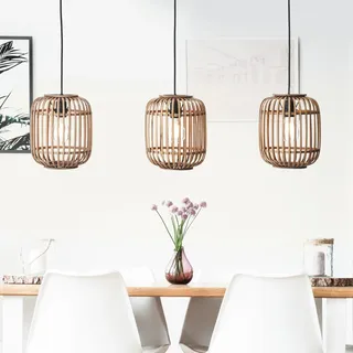 Brilliant Woodrow 3-flg. 60 W 130 x 105 cm rund braun