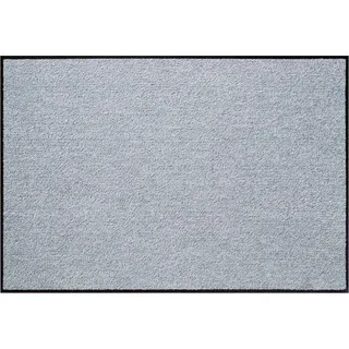 Erwin Müller Fußmatte Mainz, Schmutzfangmatte, Sauberlaufmatte uni hellgrau Größe 40x60 cm - rutschfest, pflegeleicht, für Fußbodenheizung geeignet (weitere Farben, Größen)