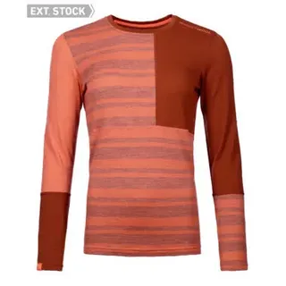 Ortovox 185 ROCK'N'WOOL LONG SLEEVE W Damen Longsleeve Wintertouren coral XL orange