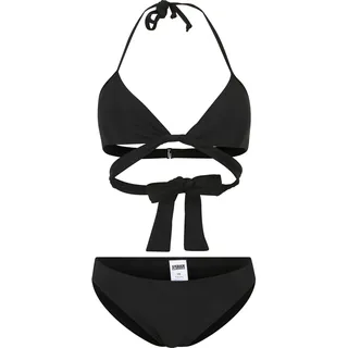 Urban Classics Damen Bikini-Set Ladies Bikini TB1486, Gr. 40 (Herstellergröße: L), Schwarz (Black 7)