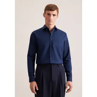 Seidensticker Businesshemd »Schwarze Rose« Regular fit, Langarm, Kentkragen Uni blau