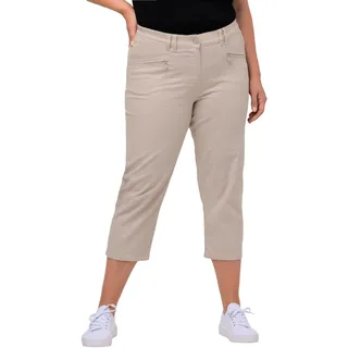 Ulla Popken, Damen, große Größen, Hose Mony, wadenlang, Zipptaschen, Stretch