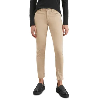 Marc OߴPolo Damen Hose mit Stretch-Anteil Slim Fit, Beige (Norse Sand), W28/L30