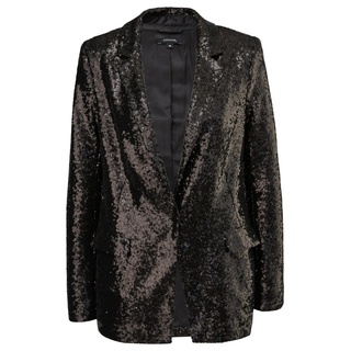 comma Long Blazer mit Pailletten