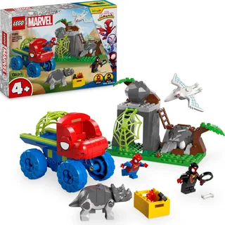 LEGO Marvel Spideys Team auf Rettungsmission im Dino-Truck, baubares Superhelden Spielzeugauto, Abenteuer Spielset für Kinder ab 4 Jahren, Spidey und seine Super-Freunde 11199 - Bronze