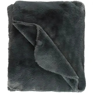 Schöner Wohnen Wohndecke Elegance , Anthrazit , Textil , 130x170 cm , Oeko-Tex® Standard 100 , Heimtextilien, Bettwäsche & Leintücher, Tagesdecken