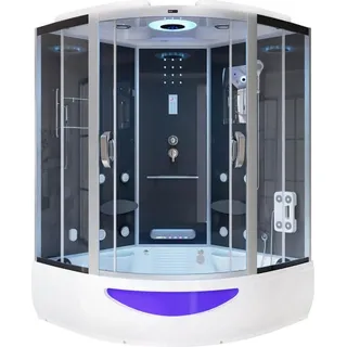 Home Deluxe Dampfdusche EXCLUSIVE schwarz