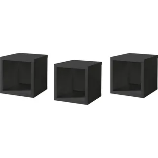 Mäusbacher Hängeregal 3er Set Eiche 0 x 0 x 0 cm Grau