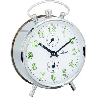 Mechanische Uhr analog - Traditioneller Stil - Ein Stück - Silber