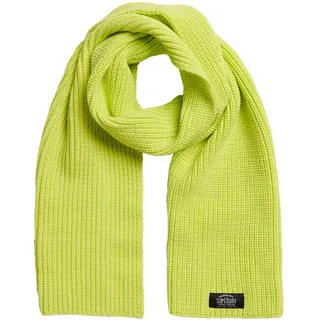 Superdry für Damen. W9310067A Klassischer grüner Strickschal (OSFA), Lässig, Acryl