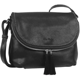 Tom Tailor Lari Damen Umhängetasche Crossbody Bag Mittelgroß Schwarz