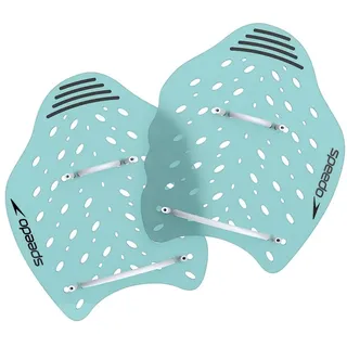 Speedo Power Plus Paddel | Schwimmtraining | Handpaddel Trainingshilfen, Arctic Glass, XL