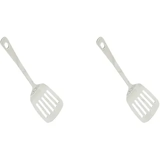 IBILI Pfannenwender 33 cm aus Edelstahl, Silber, 33 x 5 x 2 cm (Packung mit 2)