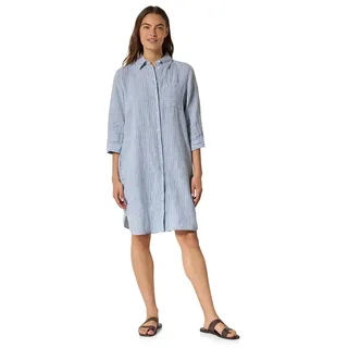 Cecil Damen Gestreiftes Leinenkleid