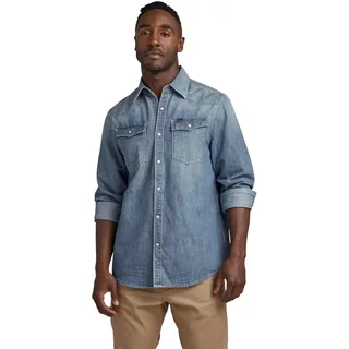 G-STAR RAW Herren Premium 3301 Regular Denim Hemd