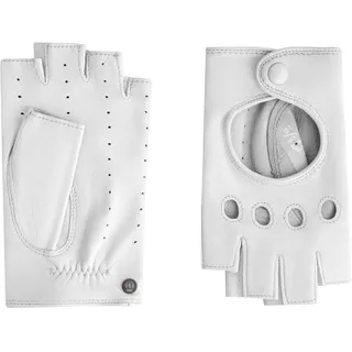 Roeckl Florenz Autofahrer Handschuhe, White, 6.5