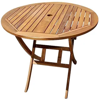 möbelliebling Gartentisch JUSTIN Ø 90 x 74 cm Beige