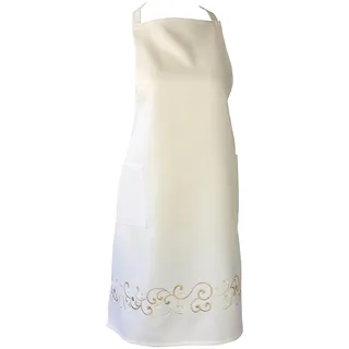 Bellanda Latzschürze, Polyester, Sekt, 86 x 76 x 0.5 cm