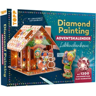 Frechverlag Diamond Painting Adventskalender Lebkuchenhaus