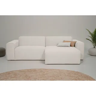OTTO home »Koa, 228 cm, L-Form, Modulsofa in Cord, Chenille, Struktur, Webstoff« Designsofa, weicher Lounge-Sitzkomfort, Welleunterfederung, bodentief,