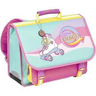 Viquel - Schulranzen, 38 cm, Disco-Roller, für Kinder – 2 Fächer – aus strapazierfähigem Polyester – Tuck-Verschluss – 38 x 32 x 15 cm
