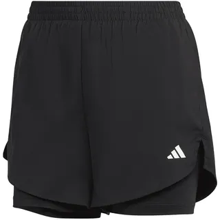 Adidas AEROREADY Made for Training Minimal Two-in-One Shorts Damen schwarz L