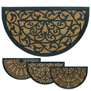 Fußmatte Halbmond Spider Kokosnuss/Gummi 45x75 CM