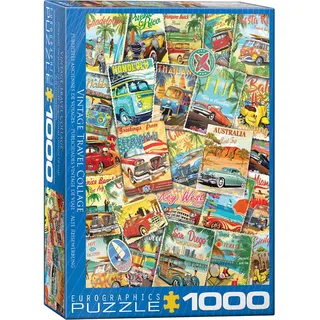 1000 Teile Puzzle Puzzle Vintage Art Reiswerbung