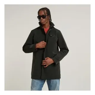 G-Star für Herren. D25378-C408-G766 Garber Trenchcoat schwarz (XL), Lässig, Recyceltes Polyester, Nachhaltig