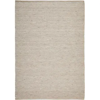 Linea Natura Handwebteppich , Beige , Textil , Steinoptik , rechteckig , 70x130 cm , Care & Fair, Handmade in India , in verschiedenen Größen erhältlich, leicht zusammenrollbar , Teppiche und Böden, Teppiche, Webteppiche