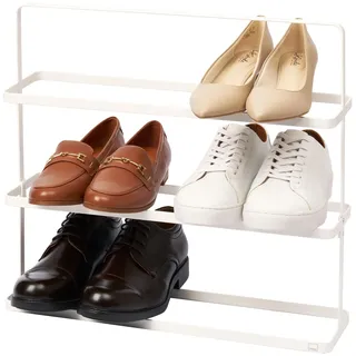 Yamazaki TOWER Schuhregal 50 x 46 x 14 cm offen / weiß