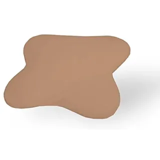 Dukal | Ersatzbezug für Ombracio/All Around Schlafkissen von Tempur | aus hochwertigem DOPPEL-Jersey | 100% Baumwolle | Farbe: camel