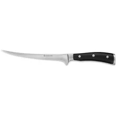 WÜSTHOF Classic Ikon, Klingenlänge: 18cm, schwarz, Filiermesser, 1030333818