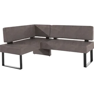 OTTO home home "Oliver mit Metallgestell, Küchenbank", verschiedene Bezüge Cord Esszimmerbank OTTOs Choice, dunkelbraun (arizona 4412), schwarz),